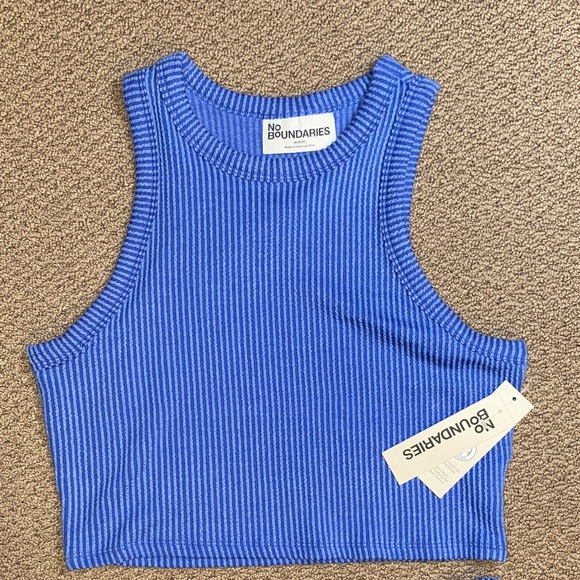 No Boundaries Blue Midi Ribbed set - Picture 4 of 4